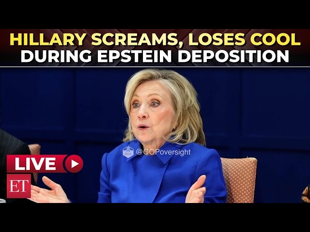 ‘I am done’: Hillary Clinton bangs table, yells and walks out as GOP grills her over Epstein ties