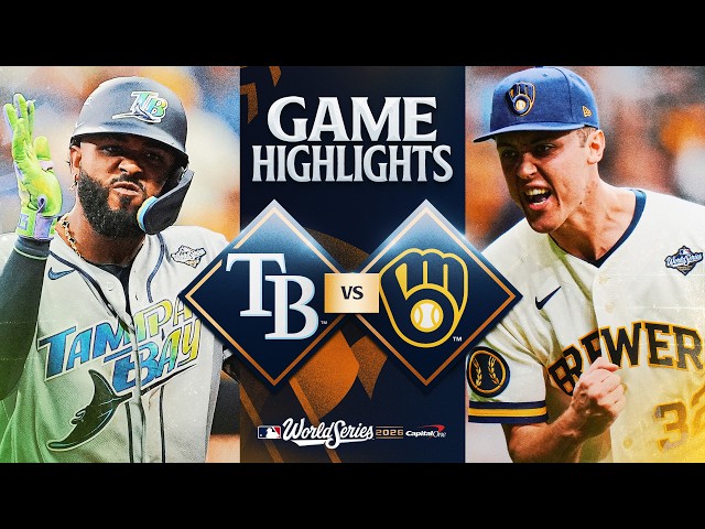 RAYS vs. BREWERS: World Series Full Game 1 Highlights (October 23) | 2026 MLB Postseason