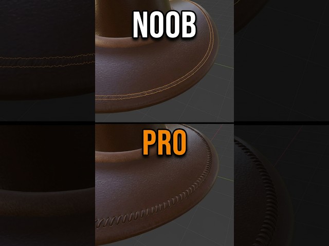 Noob vs PRO: Stitch Effect in Blender