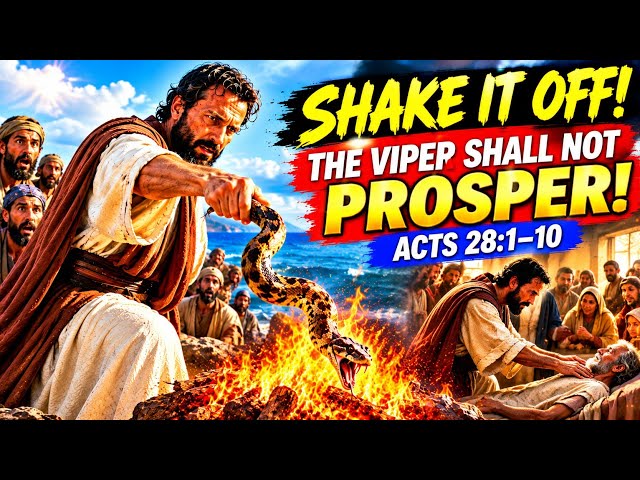 SHAKE OFF THE VIPER INTO THE FIRE! 🔥 | No Weapon Formed Against You Shall Prosper | Acts 28:1–10