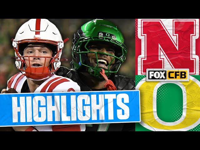 Nebraska Cornhuskers vs Oregon Ducks Highlights 🏈 FOX College Football