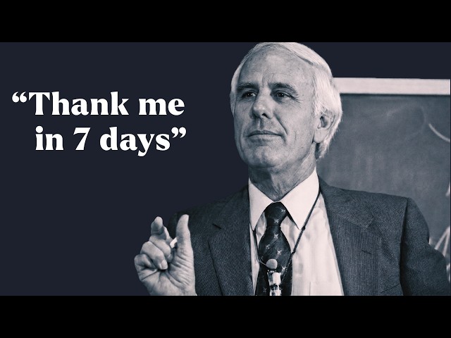 This Advice Impacted 10,000,000 People (Jim Rohn Seminar)