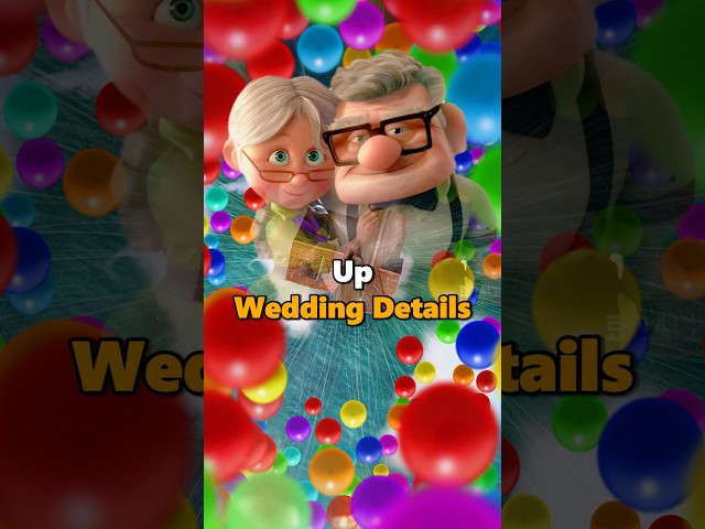 The craziest UP Wedding detail.🎈😭#shorts #up #disney #animation