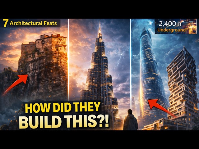 7 Most Impossible Buildings Ever Constructed 😱| Engineering Marvels