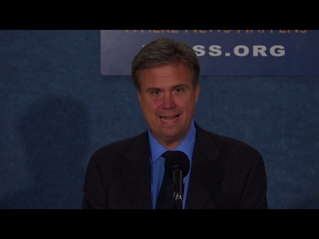 David Swanson speaks at "No U.S. Warplanes Over Syria" News Conference, 080817