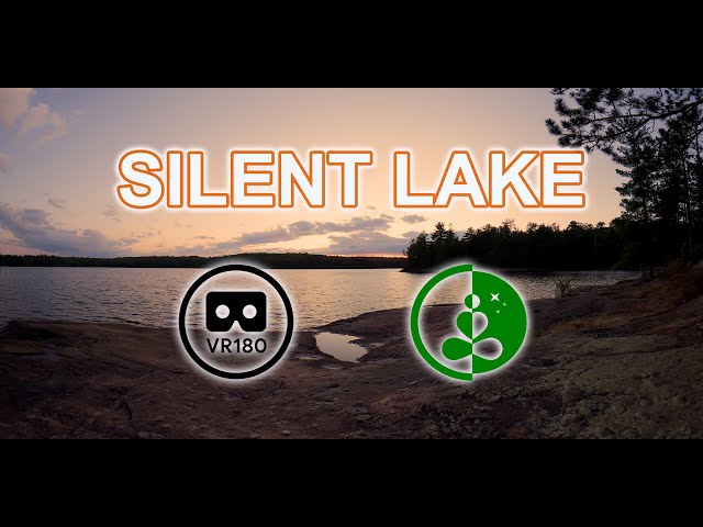 🌅 Sunset Serenity at Silent Lake | VR180 Nature Relaxation | Ontario, Canada