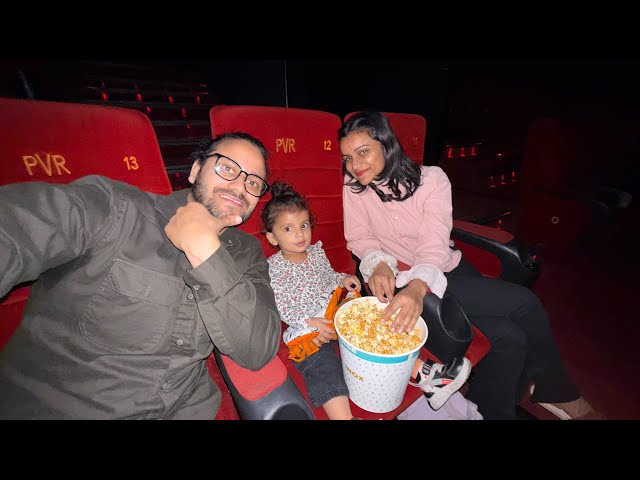 Ridhi पहली बार movie देखने साथ आई ❤️ ॥ life time की याद 🥹 #greeshbhatt #familyvlog #cinema 