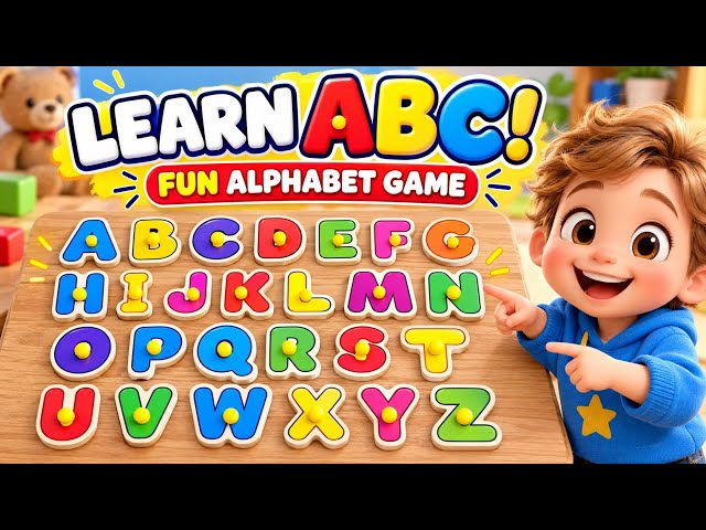 Learn ABC for Kids 🔤 Fun Alphabet Puzzle Game | Preschool Learning #shorts  #abcd 