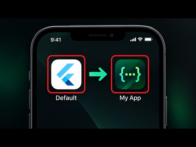 How to Change App Icon and App Name in Flutter
