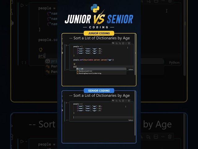 🤯 Every Python Developer Should Know sorted() 🔥