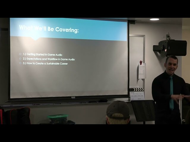Audio Tech Practicum  - Guest Speaker: Tony Manfredonia
