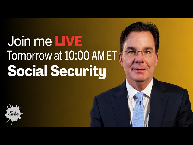 LIVE at 10 AM ET Tomorrow: Geoff Answers YOUR Social Security Questions!