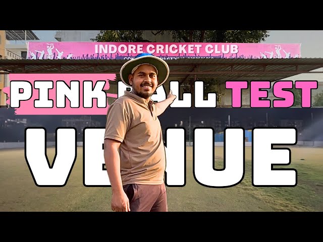 BIG ANNOUNCEMENT! 🩷 Our Pink Ball Test Venue | Indore Cricket Club