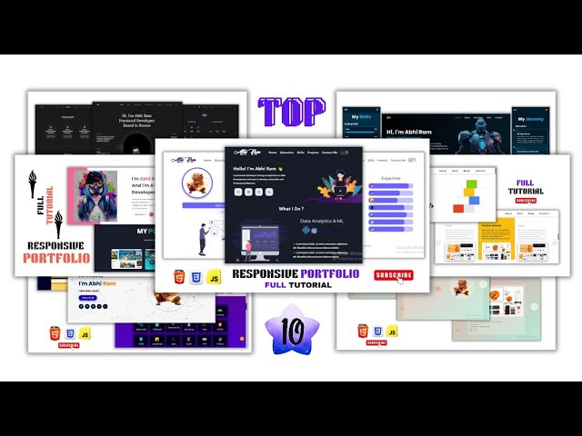 Master Frontend Web Development With 10 Real World Portfolio Using Html CSS JS Beginners to Advanced
