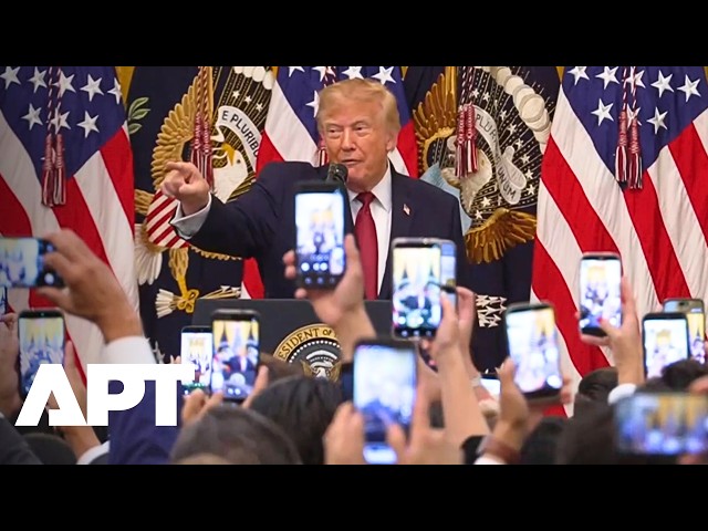 Trump Opens Doors to New White House Ballroom for Hispanic Heritage Crowd | APT