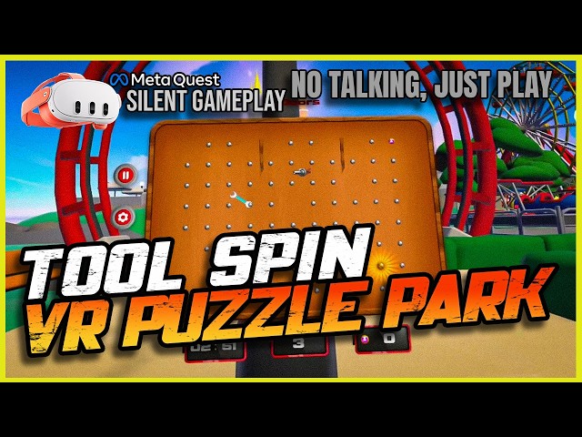 Tool Spin VR – Puzzle Park | FREE PUZZLE GAME | First Minutes VR Gameplay No Commentary Meta Quest 3