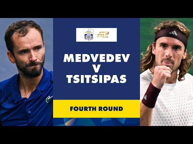 Daniil Medvedev vs Stefanos Tsitsipas Highlights | Rolex Shanghai Masters 2026