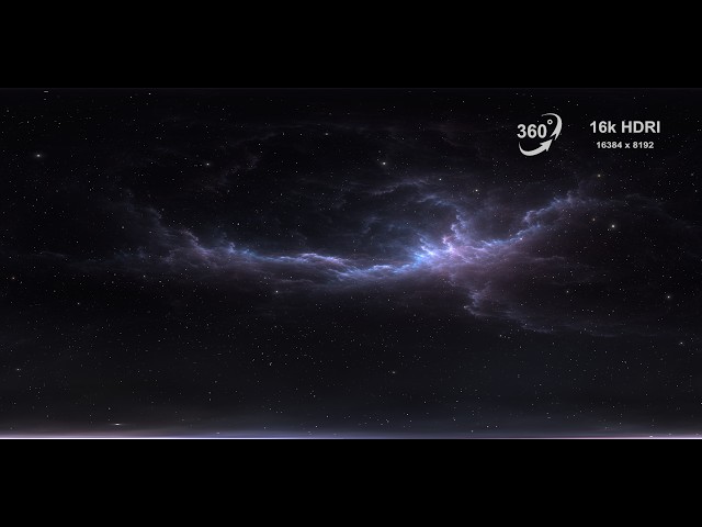 New project 3909: Animation of a space scene using a 16K 360° HDRI texture.