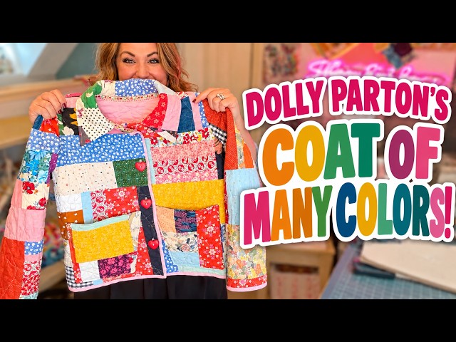 I Made My Daughter Dolly Parton’s COAT OF MANY COLORS ❤️