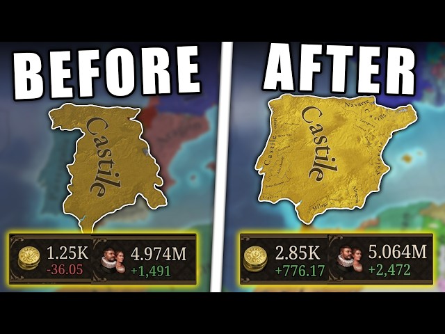 I Turned Castile's -36 Income Into +776 in EU5 — New Patch Guide