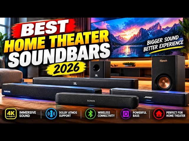 Best Home Theater Soundbars 2026 – Ultimate Buyer’s Guide!