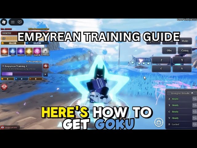 EMPYREAN TRAINING GUIDE! HOW TO GET GOKU / SPIRIT WARRIOR IN SAILOR PIECE! 