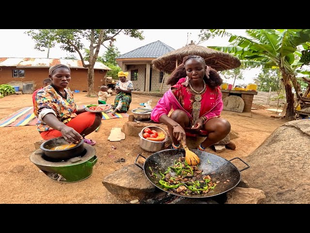 Outdoor Open Fire 🔥 🔥 Cooking traditional homemade Tripe with Pumpkin 🎃 Soup  from scratch |Village 