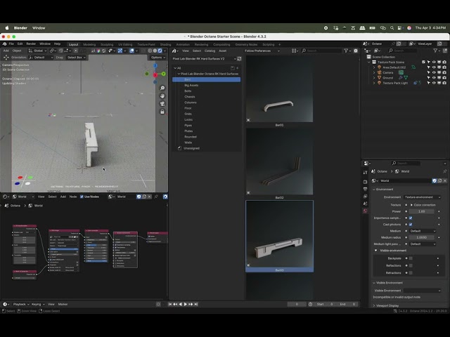 Pixellab Blender Octane RK Hard Surfaces