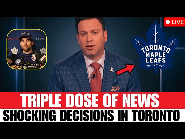 🚨 BREAKING! 3 MASSIVE MAPLE LEAFS BOMBSHELLS JUST DROPPED — FANS ARE IN SHOCK! 🍁🔥