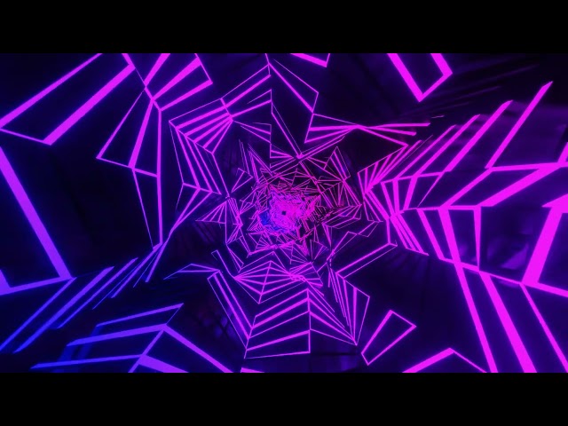 Colorful Neon Tunnel Compilation – Trippy VJ Loop Background Visuals 4K - Wallpaper Animation Loop