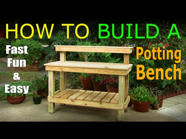 DIY | How to Build a Potting Bench / Work Bench | Official Video