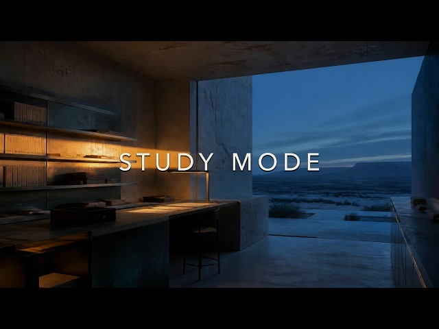 STUDY MODE | Dark Ambient Techno for Study, Notes & Analysis (2 Hours)