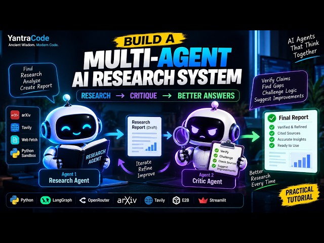 Build a Multi Agent AI Research System with LangGraph | Researcher + Critic