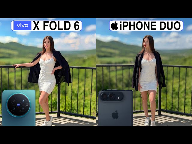 Vivo X Fold 6 Vs iPhone Duo Camera Test Comparison 