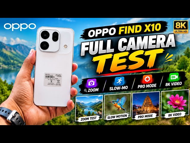 😱 OPPO Find X10 Full Camera Test: Zoom • 8K Video • Slow Motion & Pro Mode!