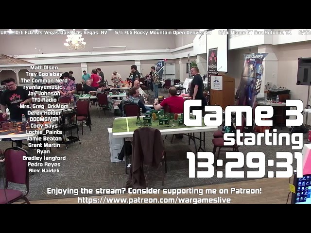 Hell's Basement GT Warhammer 40k Tournament Day 1