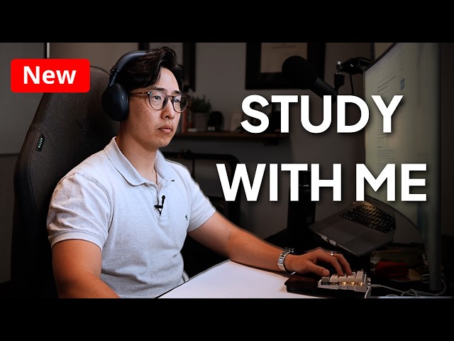 1.5-HOUR STUDY WITH ME | Hyper Efficient, Doctor, Focus Music, Deep Work, Pomodoro 42-6-42