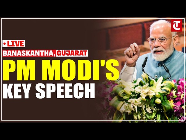 LIVE: PM Modi Inaugurates Development Projects in Banaskantha, Gujarat