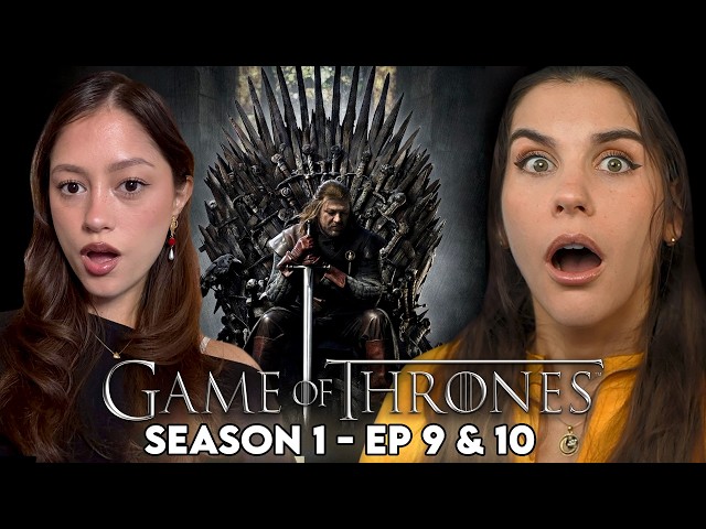 FIRE AND BLOOD | Having my Friend Watch Game of Thrones for the First Time | S1E9-10 | REACTION