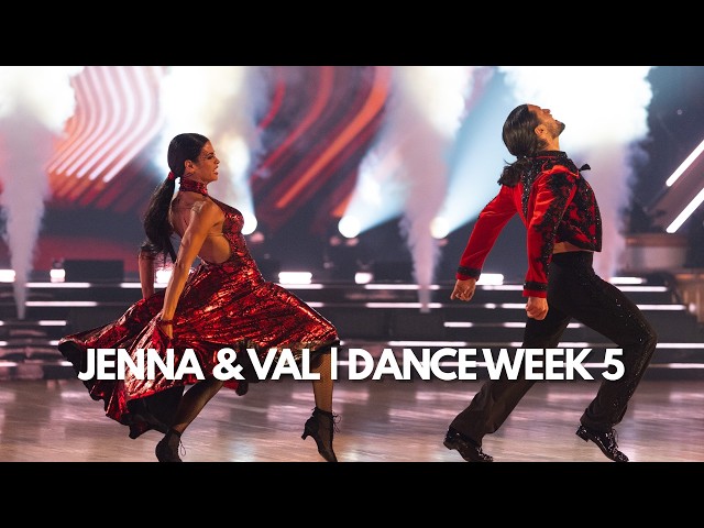 Jenna Dewan and Val Chmerkovskiy Dance to Lady Gaga's "Bad Romance" Paso Doble