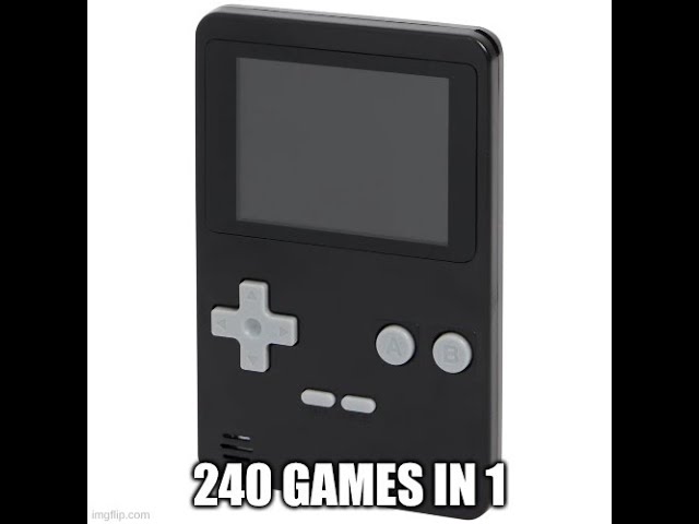 action Retro Gamer QSS console 240 in 1 gameplay [ALL GAMES]