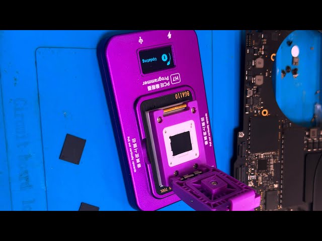 LB H7 PCIE 4.0 Programmer Tutorial & Apple A1990 NAND Replacement & Programming 