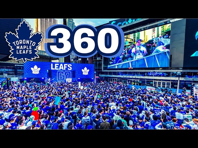 360 VR Experience Of Leafs Round 1 Series Win Inside Maple Leaf Square