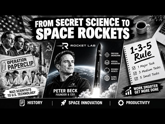 Operation Paperclip, Rocket Lab & the 1-3-5 Rule From Secret Science to Space Rockets 🚀#science
