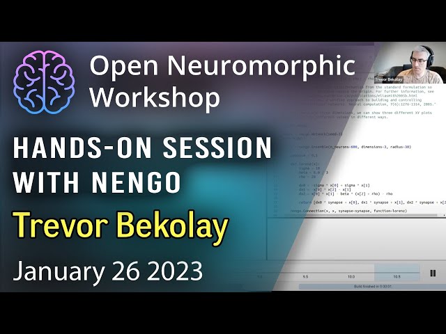 Hands-On Session with Nengo - Trevor Bekolay, Applied Brain Research
