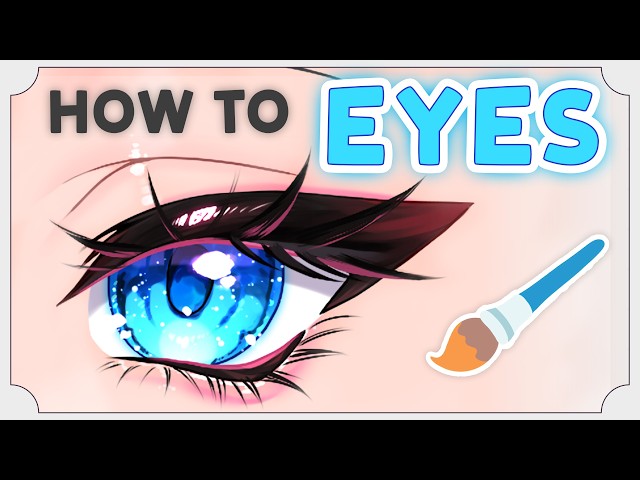 Draw pretty anime eyes! 【How to: Vtuber Model】#3 - YoshinoArt