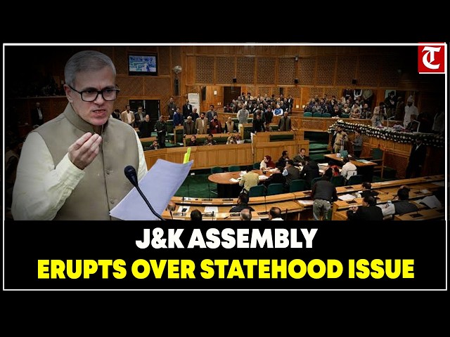 J&K Assembly Sees Heated Protests, Sloganeering Over Statehood Issue and PDP
