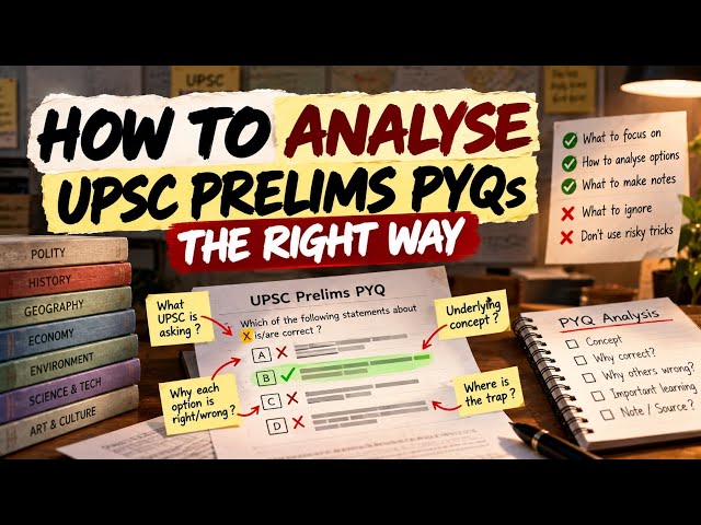 How to Analyse UPSC Prelims PYQs the RIGHT Way
