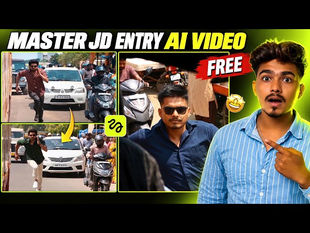 Trending Master Jd Intro Ai Video Editing | Master Movie JD Entry Ai Video Kaise Banaye | JD Intro