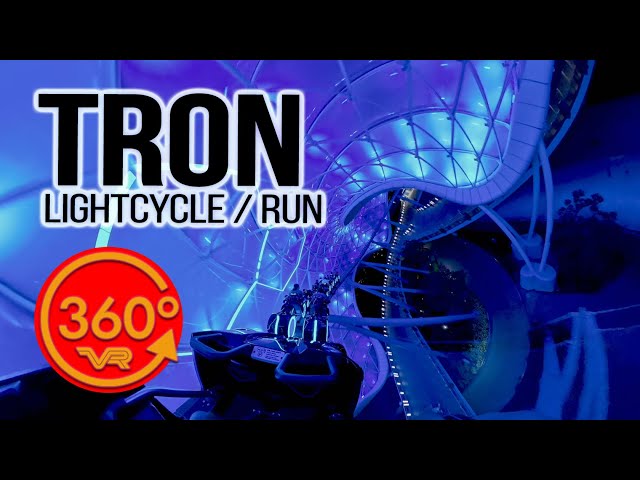 Experience TRON Lightcycle Run at Magic Kingdom | Insta360 X5 8K 360